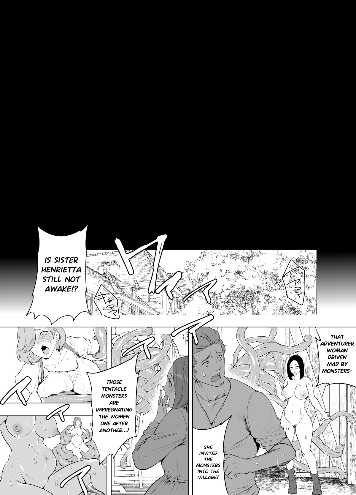 Hentai Manga Comic-Defeated by Tentacles - The Holy Maiden's Tragic End-Read-49